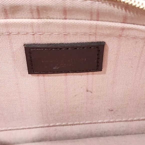 LOUIS VUITTON Damier Ebene Light PINK Pochette Rose Neverfull Ballerine Wristlet - Picture 7 of 11